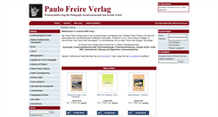 Desktop Screenshot of paulo-freire-verlag.de